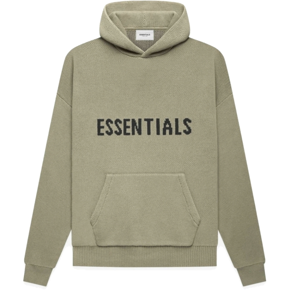 Fear of God Essentials Olive Hoodie